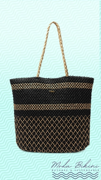 Bolsa de Playa LAVA Rafia Salinas: Lujo Artesanal para el Verano